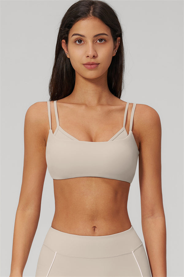 The Clarity Dual Strap Sports Bra Shorts 2-Piece Set