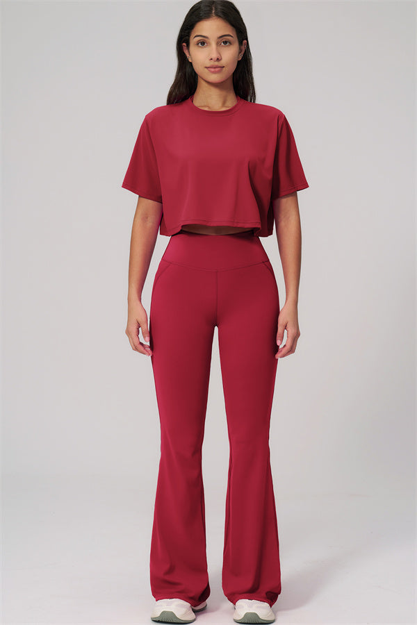 The Bold T-shirt Flared Leggings 2-Piece Set