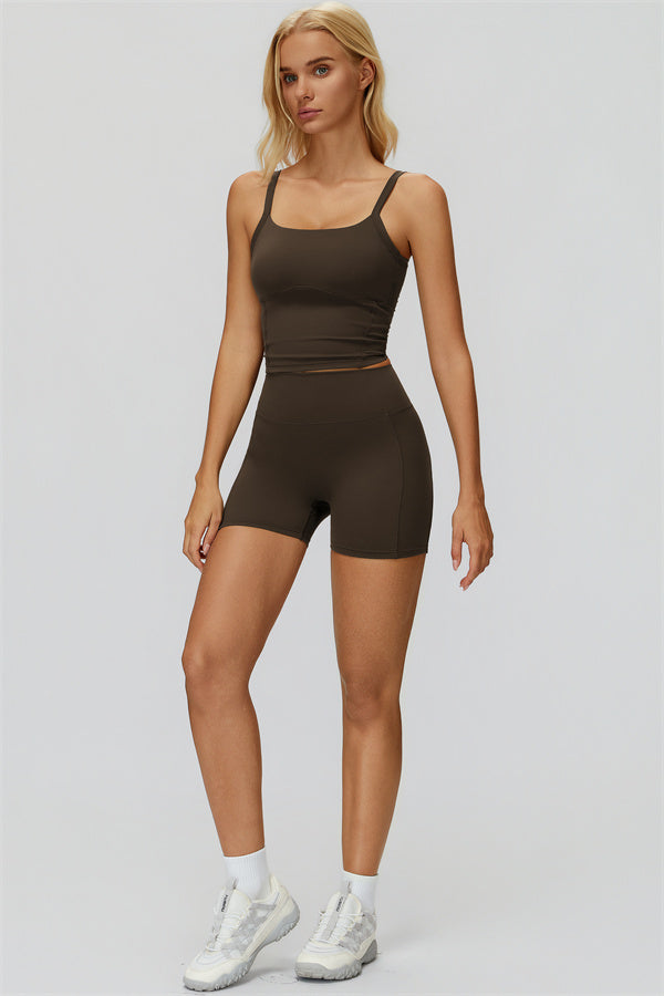 The Fyra Crop Tank Shorts 2-Piece Set