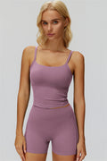 The Fyra Crop Tank Shorts 2-Piece Set