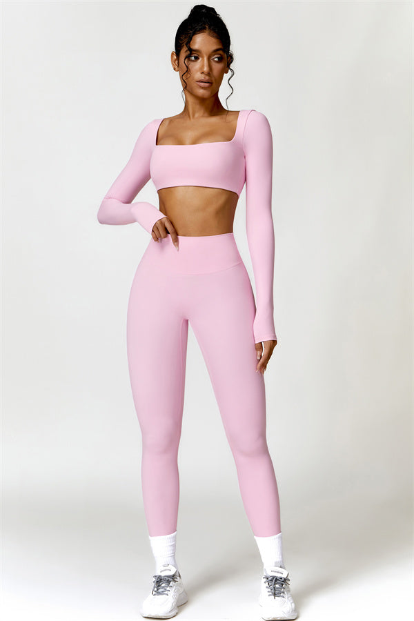 Olivia Crop Top Leggings 2-Piece Set