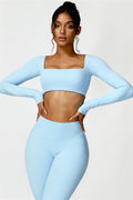 Olivia Crop Top Leggings 2-Piece Set