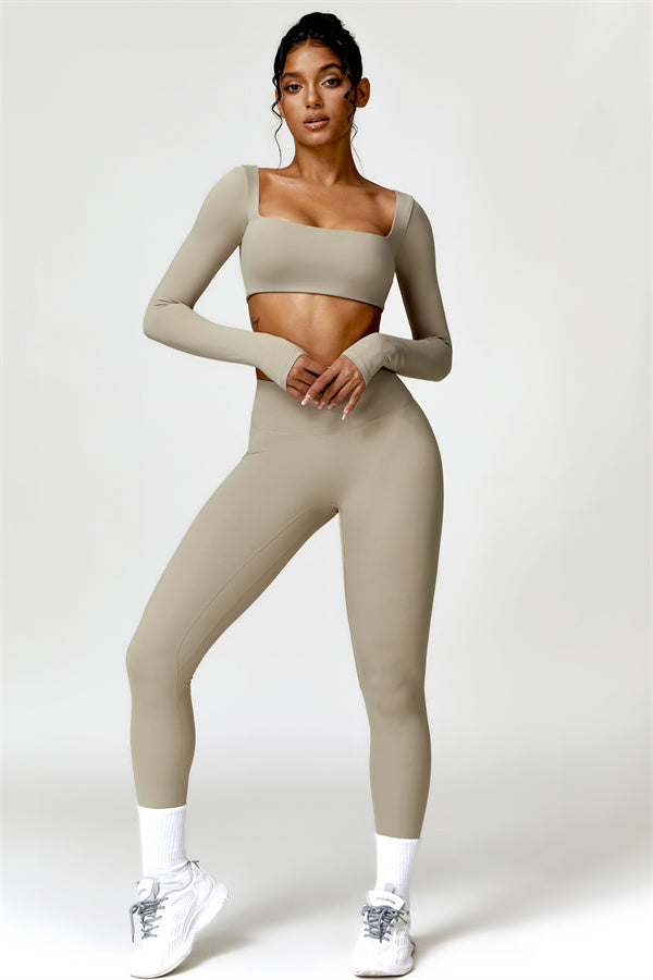 Olivia Crop Top Leggings 2-Piece Set