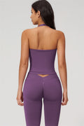 The Empower Halter Crop Top Leggings 2-Piece Set