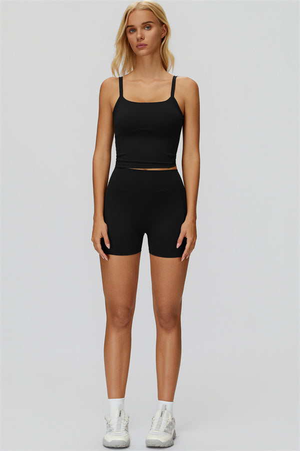 The Fyra Crop Tank Shorts 2-Piece Set