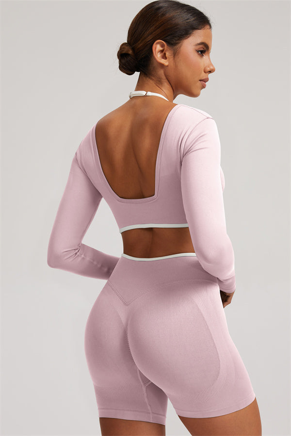The Elevate Long Sleeve Crop top