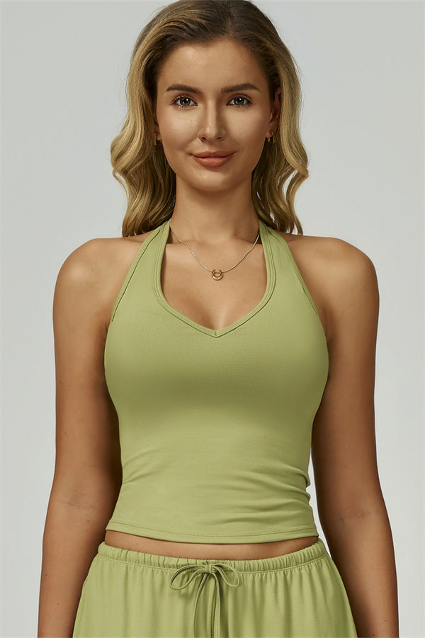 The Sprint Halter Tank Top