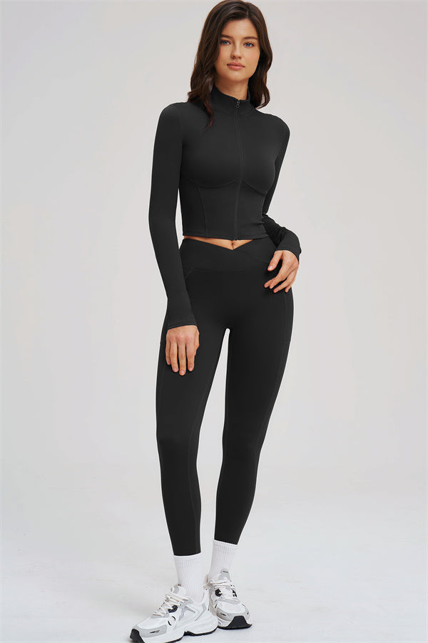 The Sizzle Zip Jacket Leggings 2-Piece Set